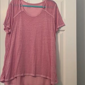 pink casual gap top